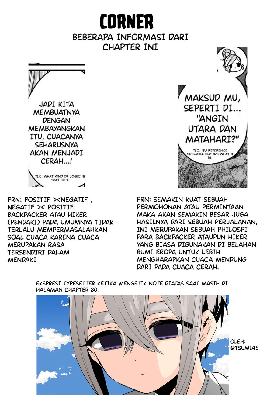 Kimi no Koto ga Dai Dai Dai Dai Daisuki na 100-ri no Kanojo chapter 80